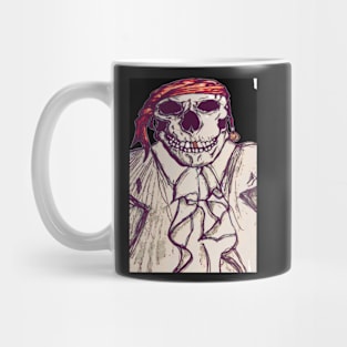 Comic pirate skull Mug